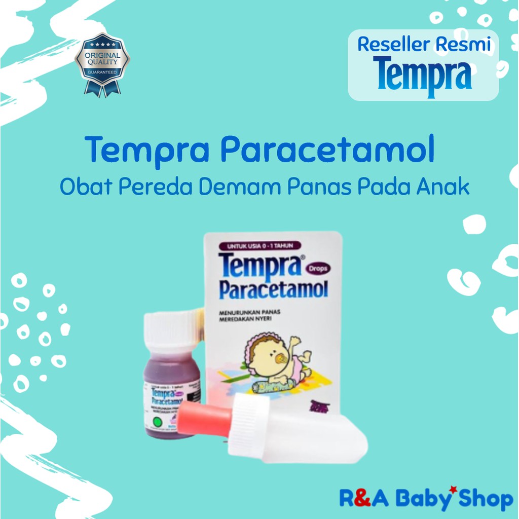 Jual Obat Tempra Paracetamol Drop Pipet Tetes Penurun Demam Sakit Gigi Anak Bayi 15 ML