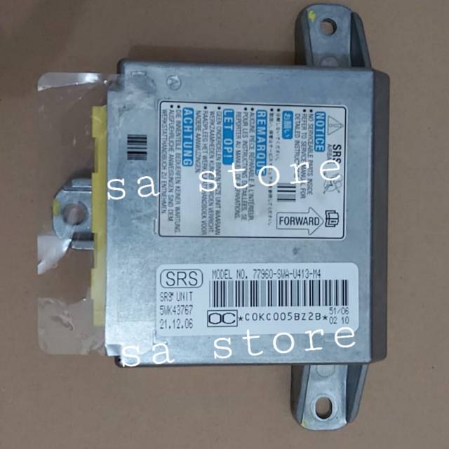 Jual MODUL AIRBAG SRS atau MODULE AIR BAG SRS ORIGINAL Honda CRV GEN 3