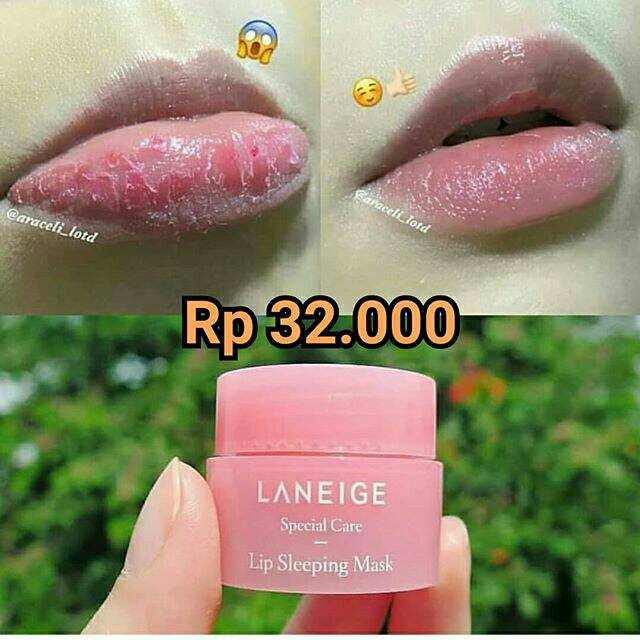 Jual Laneige lip sleeping mask (trial size) Shopee Indonesia