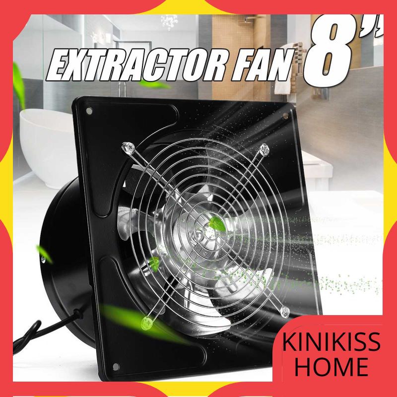 Jual Kipas Pembuangan 8'' 80W Silent Wall Extractor Ventilation Fan