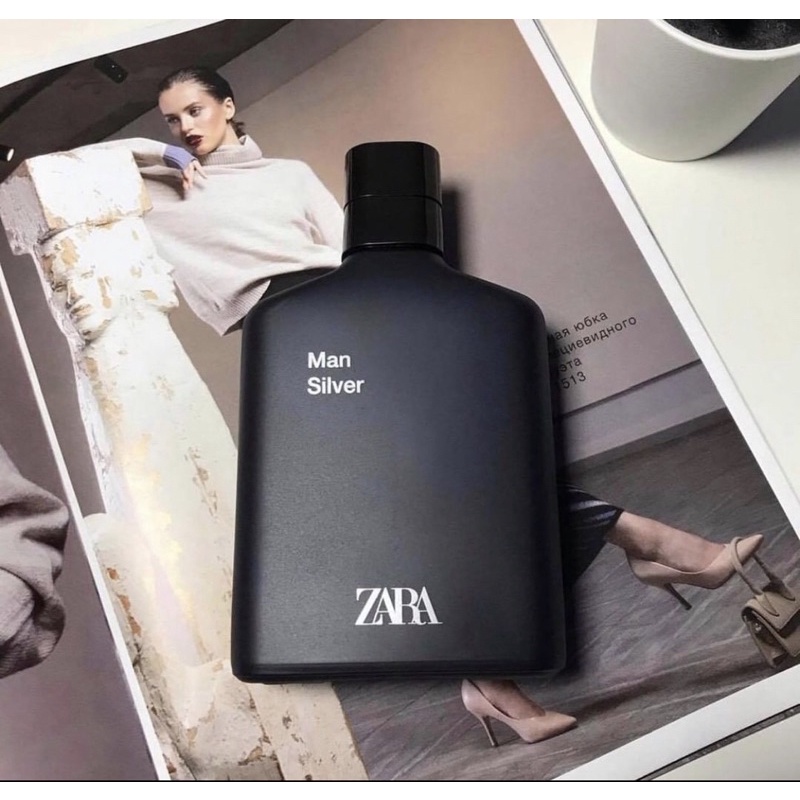 Jual UX42YZ Parfum Pria Original Reject Eropa Zara Man Silver EDT 100ml