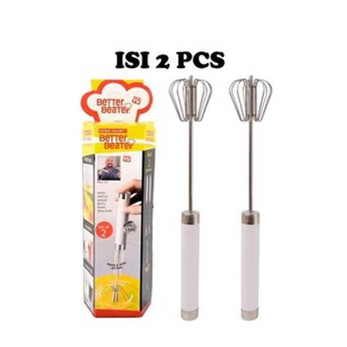Jual Better Beater 2 Pcs Hand Mixer Manual Shopee Indonesia