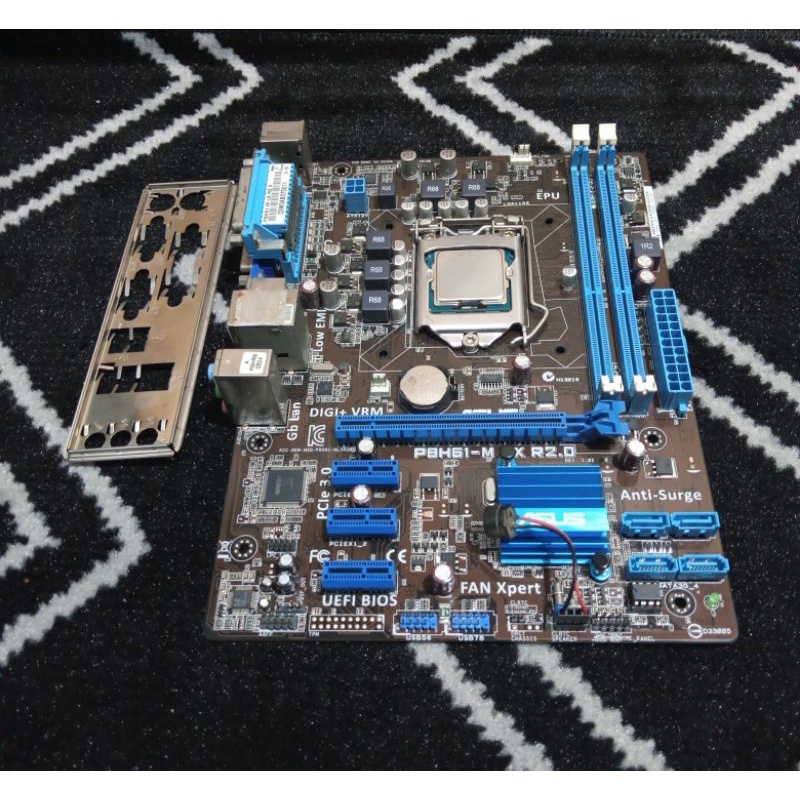 Jual Paketan Motherboard Asus H61 Processor Intel i5 2400 LGA 1155 Shopee Indonesia