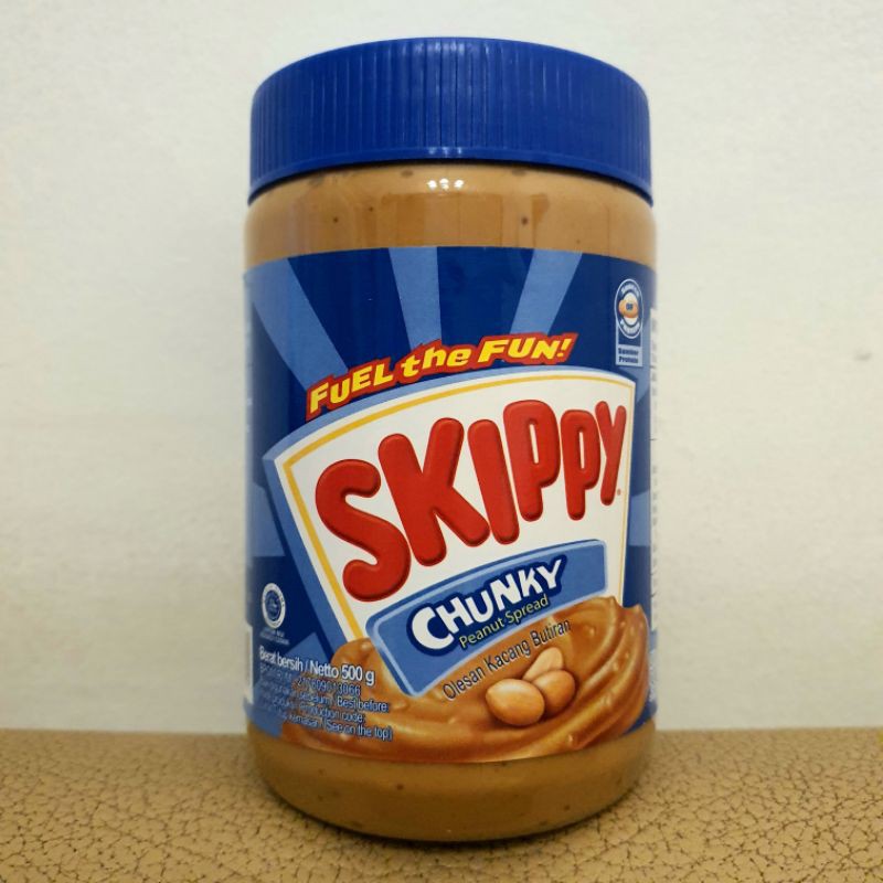 Jual Skippy Chunky Peanut Butter 500 Gram Selai Kacang Kasar 500gr