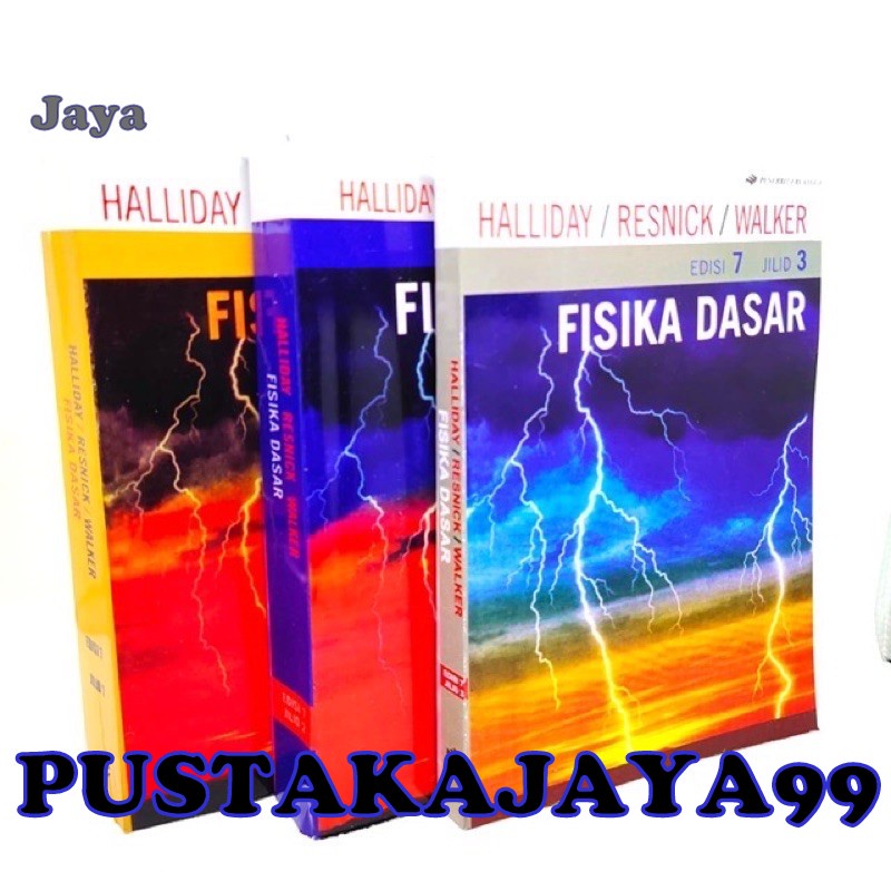 Jual FISIKA DASAR JILID 1 2 Dan 3 Full Sett Edisi 7 By HALLIDAY