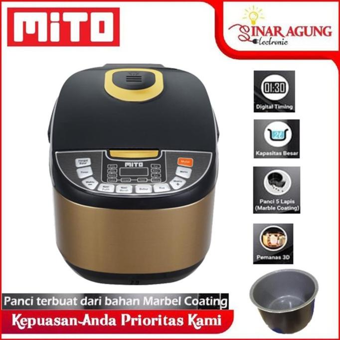 Jual MITO DIGITAL RICE COOKER 2 LITER R5+ / R5 PLUS GARANSI RESMI