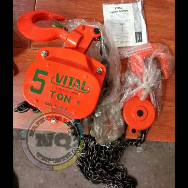 Jual Blockchain Chain Block Takel 5 Ton X 5 Meter Merk Vital Made In