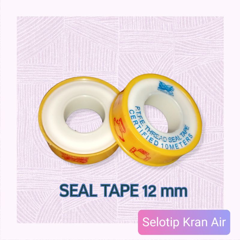 Jual Seal Tape Viper 12 mm 10 Meter Selotip Kran Air Isolasi Pipa