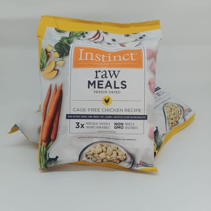 Jual INSTINCT RAW MEALS FREEZEDRIED CAGEFREE CHICKEN 56G Shopee