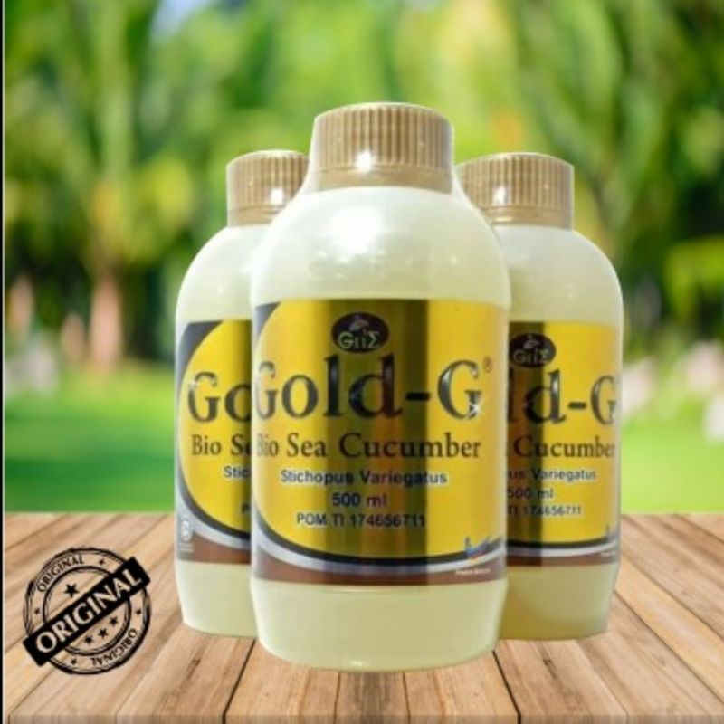 Jual Jelly Gamat Gold G Sea Cucumber Obat Herbal Golji 500 ml 500ml