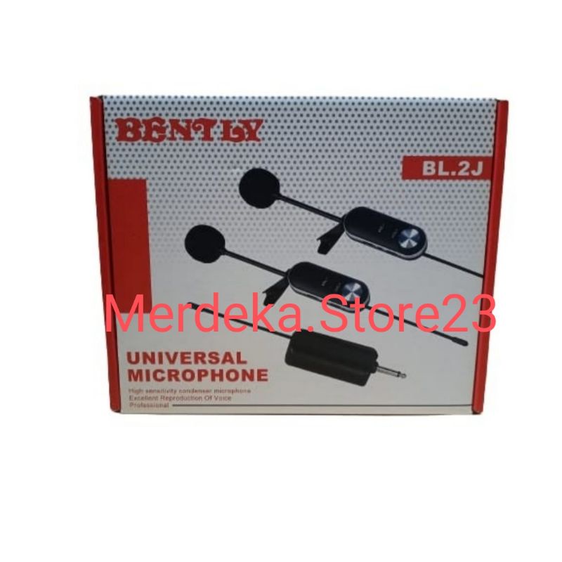 Jual BENTLY BL2J Clip On Jepit Mic Wireless Clip On Microphone