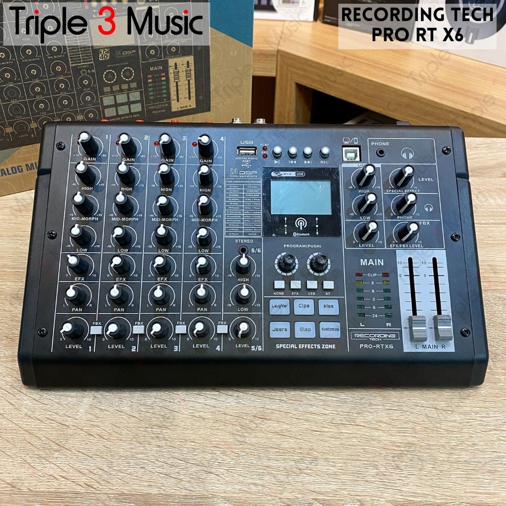 Jual RECORDING TECH Pro RTX6 Pro rt x6 prortx6 Mixer Audio USB 6