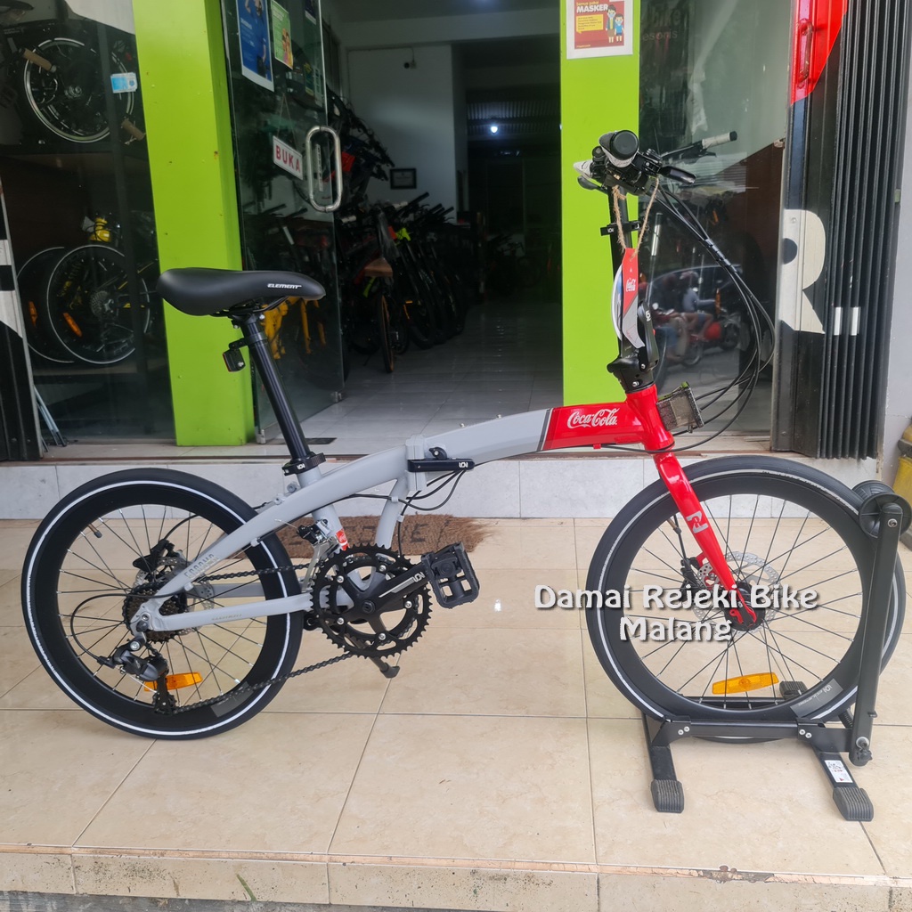 Jual Sepeda lipat Folding bike 451 Element Ecosmo Z8 CocaCola