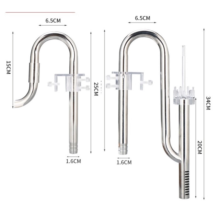 Jual Lily Pipe Surface Skimmer Stainless Steel Selang 16 mm WYIN