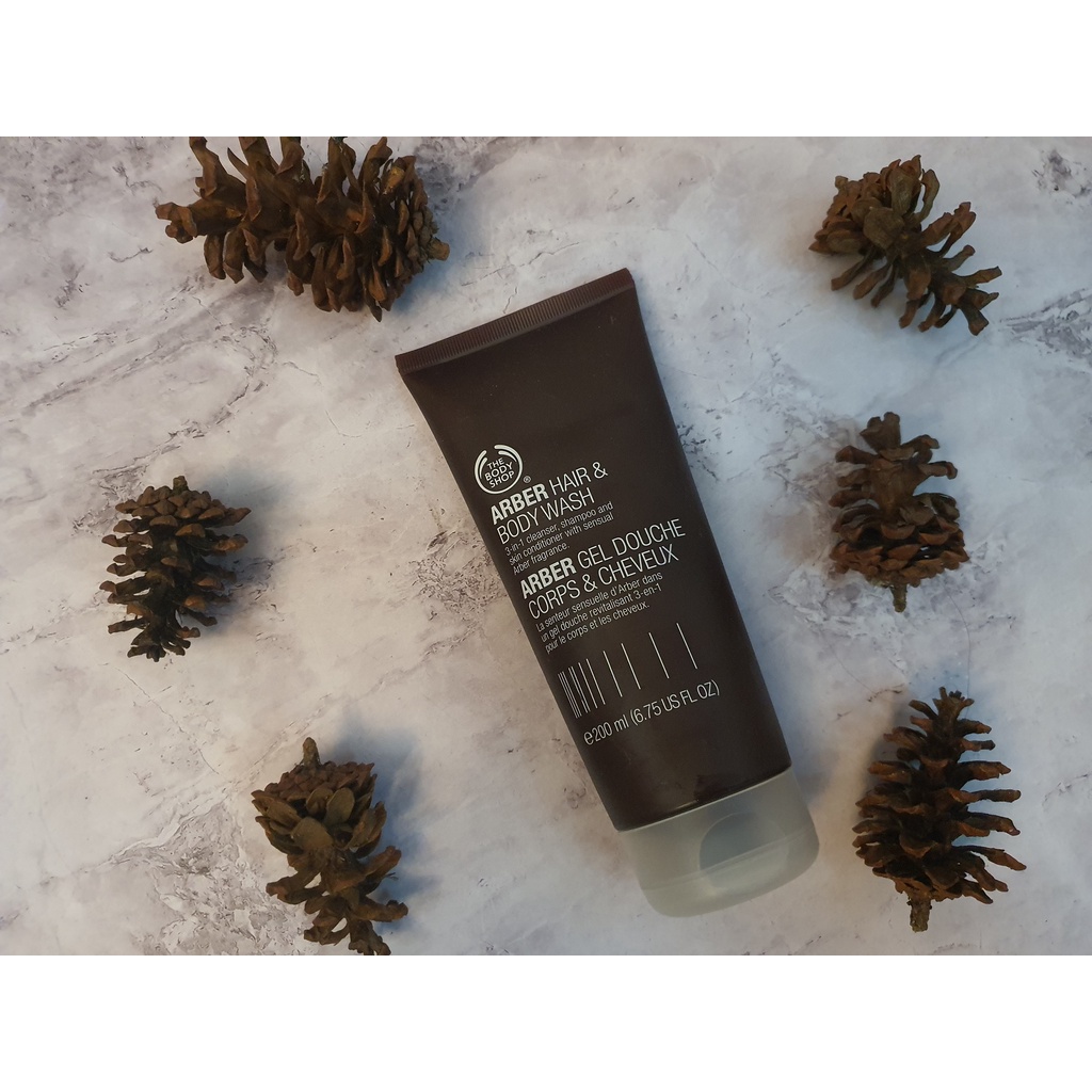 Jual The Body Shop Arber Hair & Body Wash For Men 200ml Shopee Indonesia