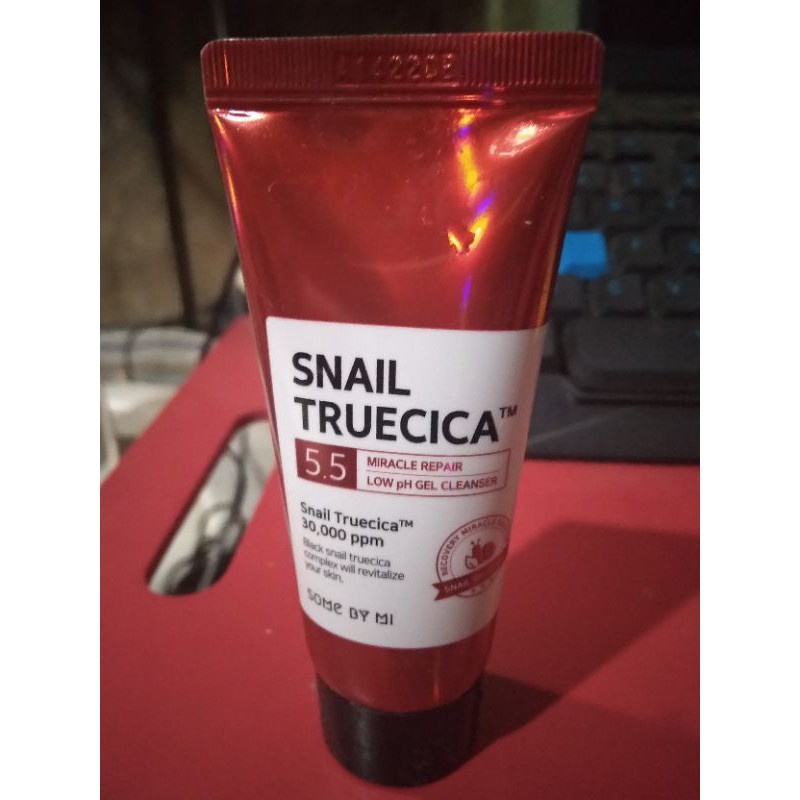 Jual somebymi facial wash snail truecica ( preloved) Shopee Indonesia