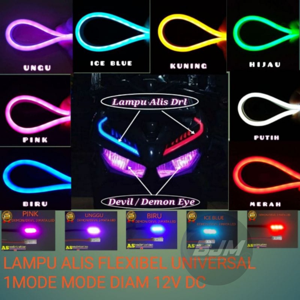 Jual [SIAP KIRIM] LAMPU ALIS PREMIUM LED DRL FLEXIBLE 30CM HEADLAMP