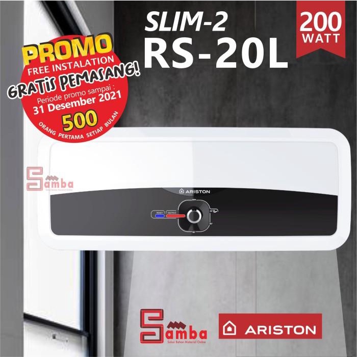 Jual Heater Ariston Slim2 Rs 20 L 200 Watt Shopee Indonesia