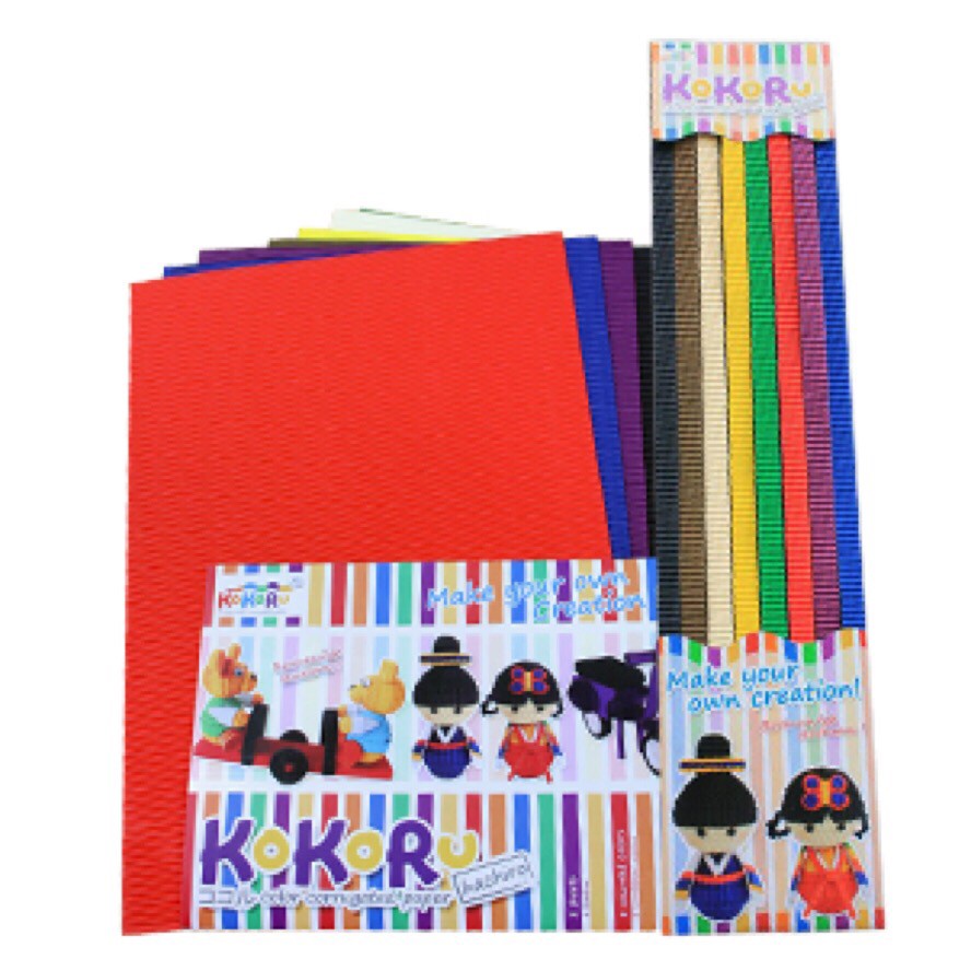 Jual corrugated paper/ kertas bergelombang murah/ kertas bergelombang kerajinan/ kertas