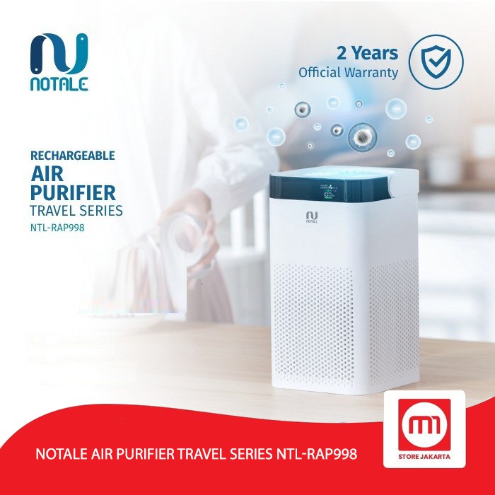 Jual Notale AIr Purifier Travel Series HEPA 13 Rechargeable Shopee