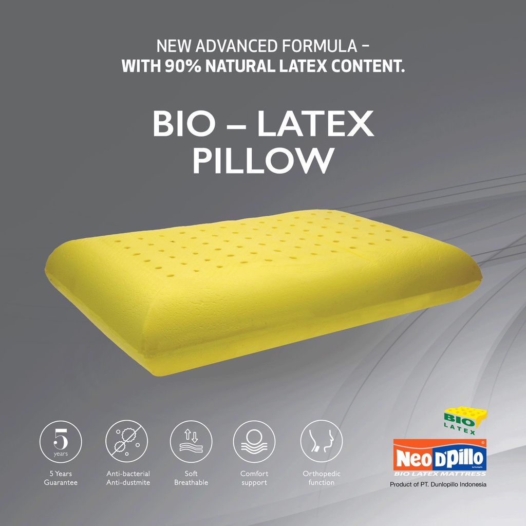 Jual Dunlopillo BioLatex Pillow Pincore Shopee Indonesia