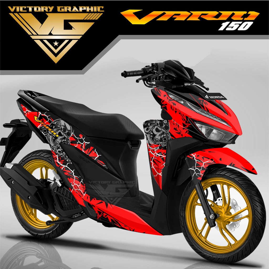 Jual decal honda vario 150 stiker motor vario 150 Shopee Indonesia
