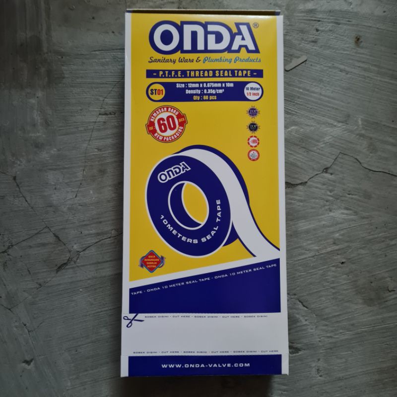 Jual SEAL TAPE ONDA Shopee Indonesia