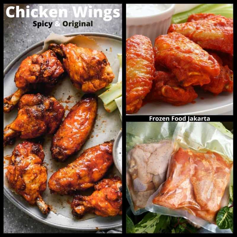 Jual Spicy Chicken Wings Sayap Ayam Berbumbu Pedas Manis Frozen Food Jakarta Selatan Shopee