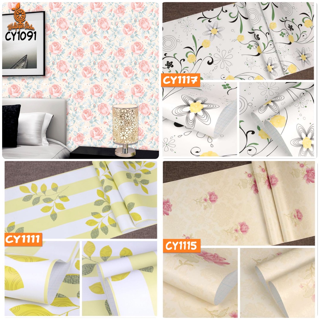 Jual Wallpaper Dinding Stiker 45cm x 8m Wallpaper Stiker Dinding Rumah