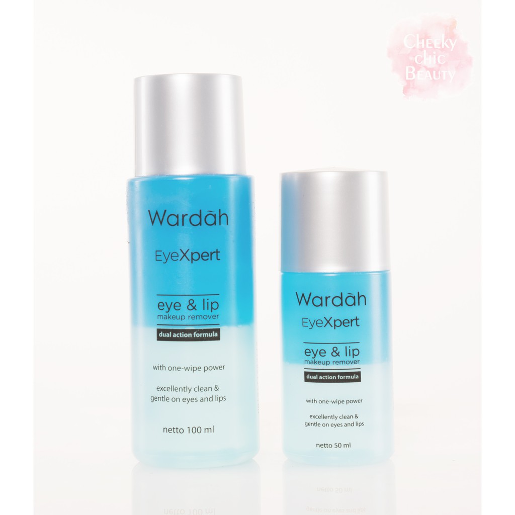 Jual Wardah EyeXPert Eye & Lip Make Up Remover 100ml / 50ml Shopee