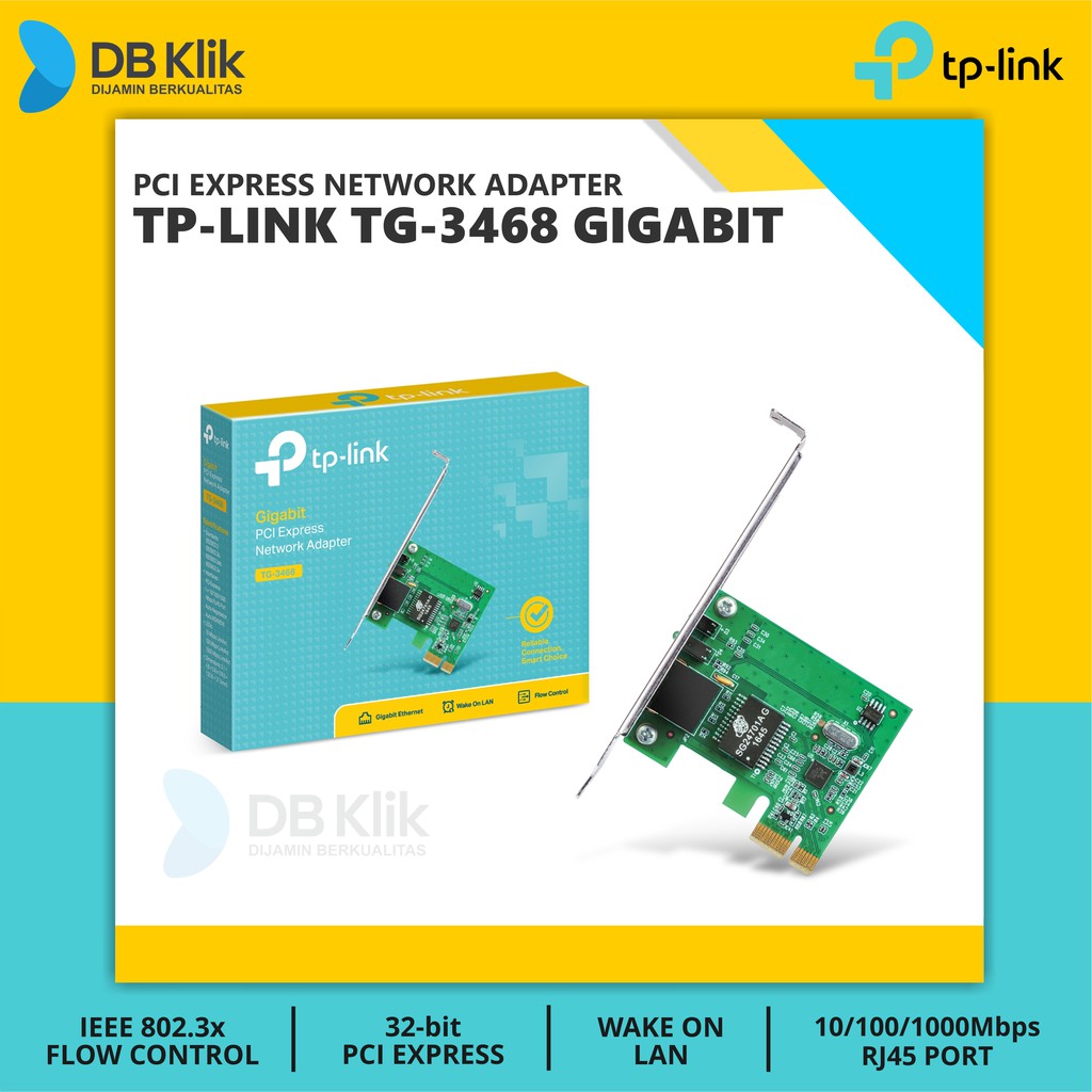 Jual LAN Card TPLink TG3468 Gigabit PCI Express Network Adapter
