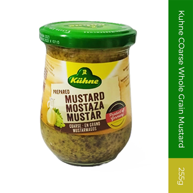 Jual Kuhne Coarse Whole Grain Mustard 255 g Shopee Indonesia