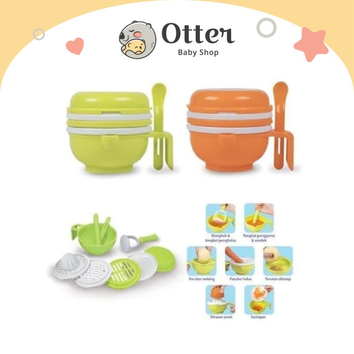 Jual Baby Safe AP014 Multi Food Grinding Set Food Maker Makanan Bayi