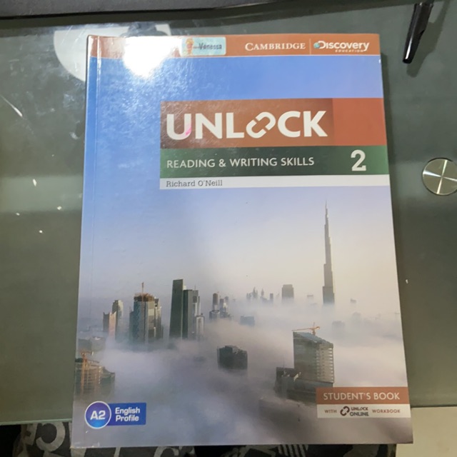 Jual Buku UNLOCK reading and writing skills 2 BEKAS penerbit cambridge