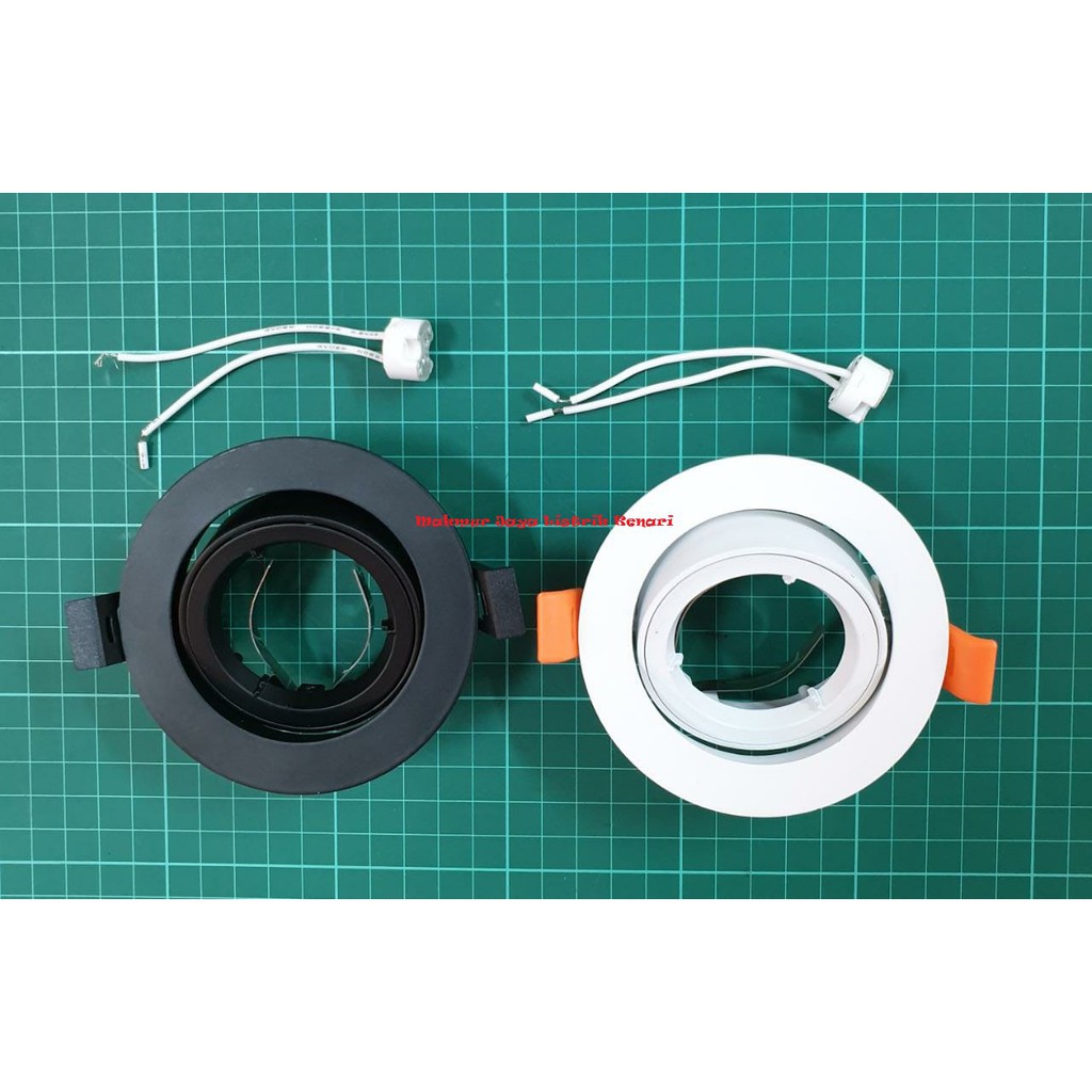 Jual Kap Lampu Downlight MR16 Hallogen sorot Housing halogen LED spot