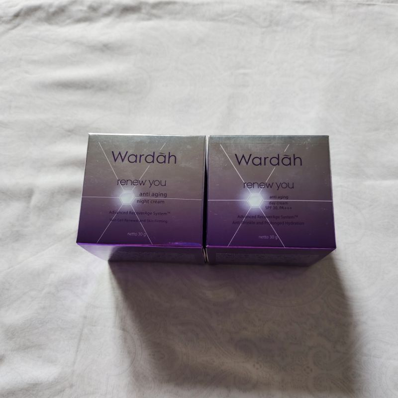 Jual Wardah Renew You Day&Night Cream, Sleeping Mask, Eye Cream