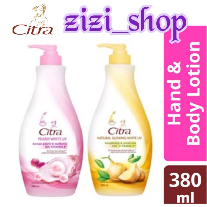 Jual Citra Hand and Body Lotion Bengkoang Natural Glow UV / Pearl White