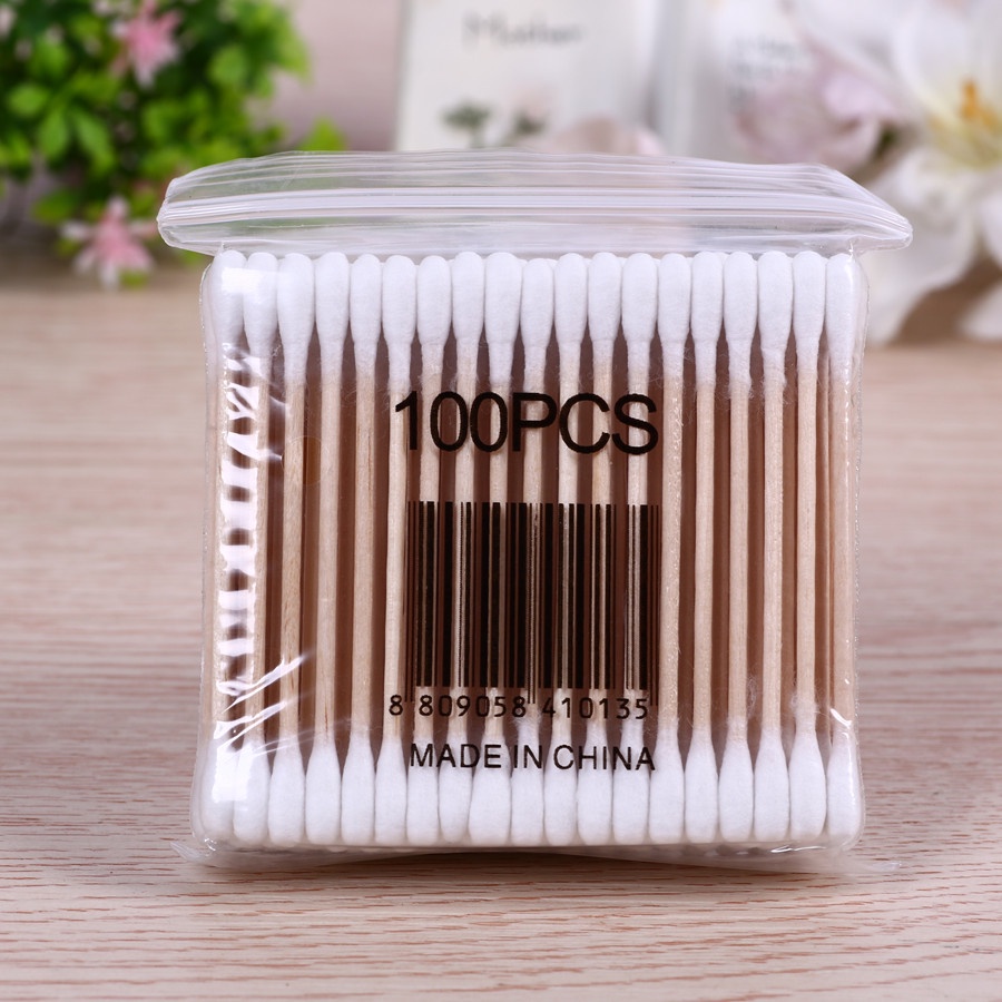 Jual cotton buds warna/cotton buds gelombang/cotton buds kayu/cotton buds unik 100pcs Shopee