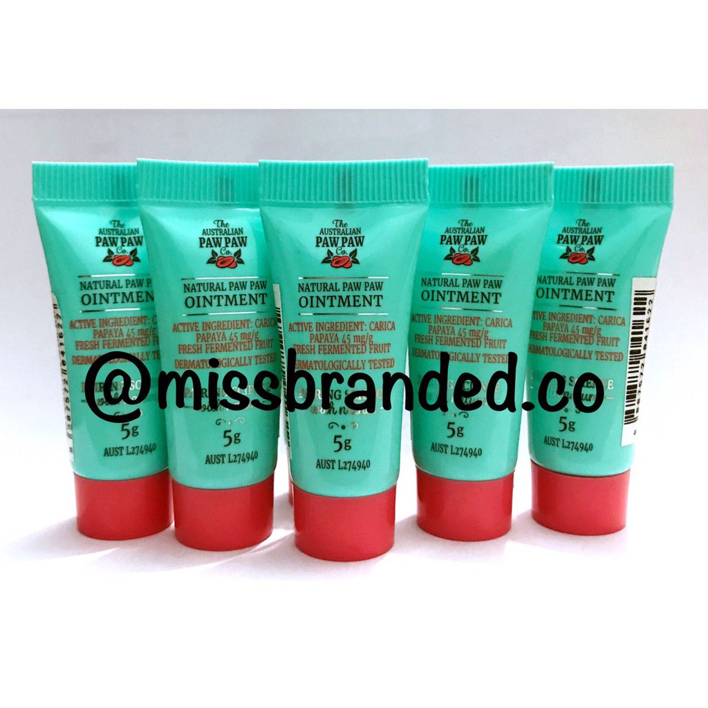 Jual The Australian Paw Paw Natural Paw Paw Ointment 5g Shopee Indonesia