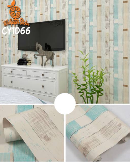 Jual Wallpaper Sticker Motif Kayu Vintage Minimalis Shopee Indonesia