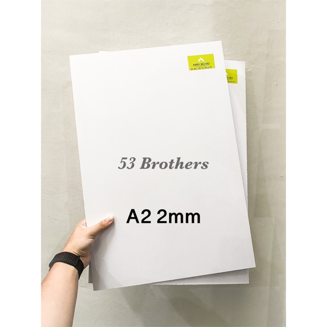 Jual PVC Foam Board A2 2mm (40x60cm) Shopee Indonesia