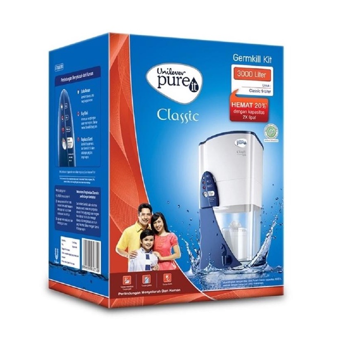 Jual Unilever Pure It Germkill Filter 3000 L Pureit 3000l Liter GKK