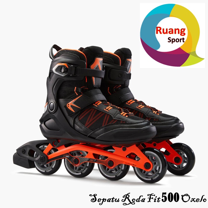 Jual OXELO Sepatu Roda Pria Dewasa Inline Skate FIT500 Inline Fitness