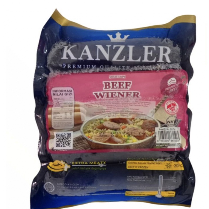 Jual Kanzler Beef Wiener 360 Gram Shopee Indonesia