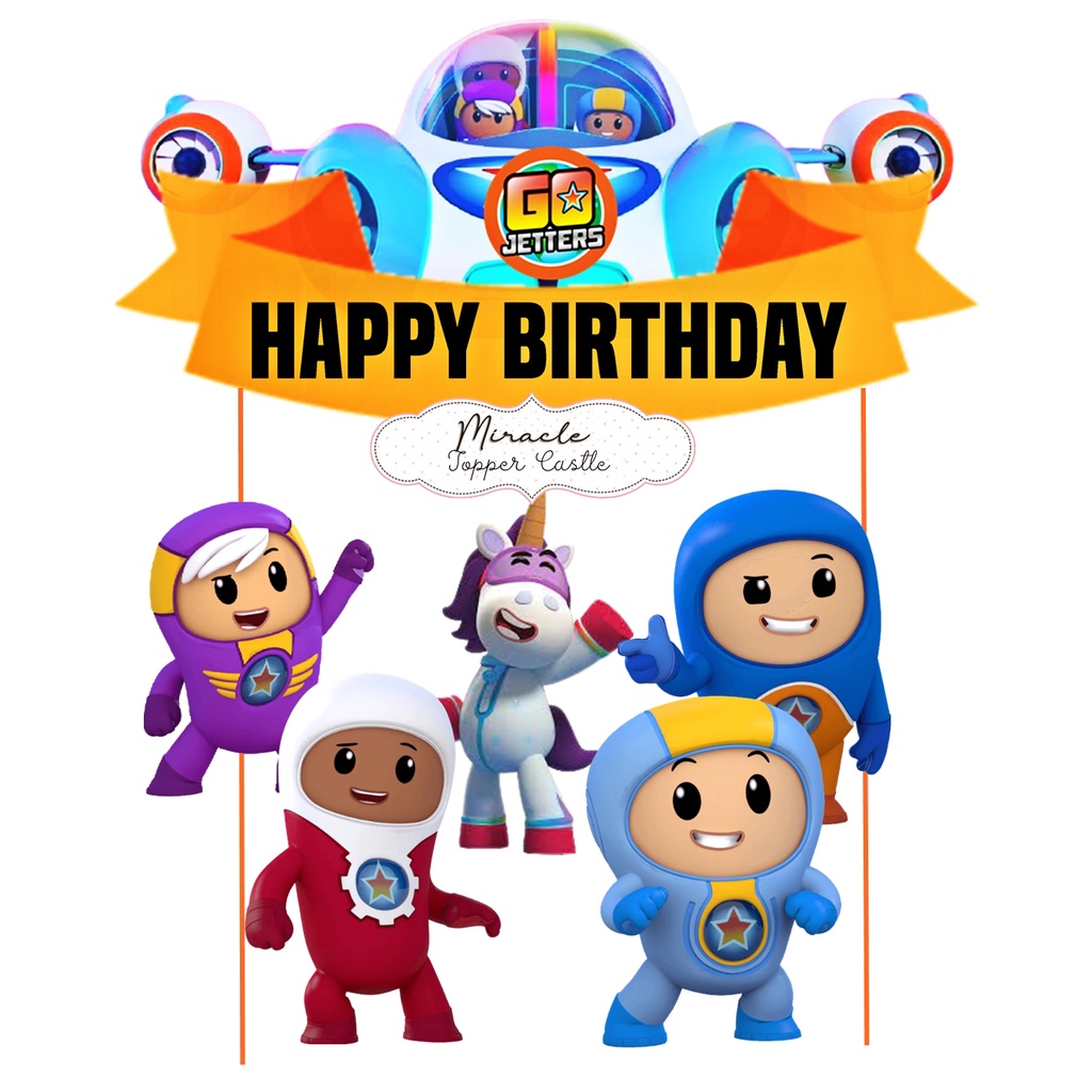Jual GO JETTERS CAKE TOPPER Shopee Indonesia