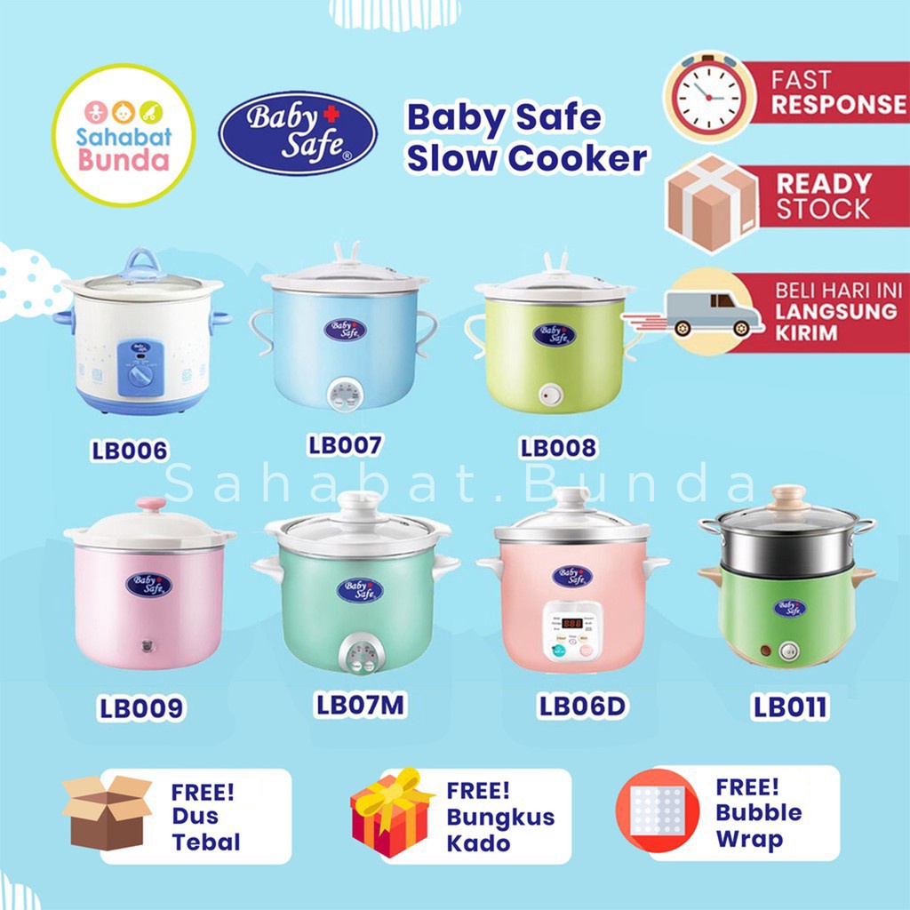 Jual BABY SAFE Slow Cooker BabySafe Digital Food Maker Peralatan MPASI