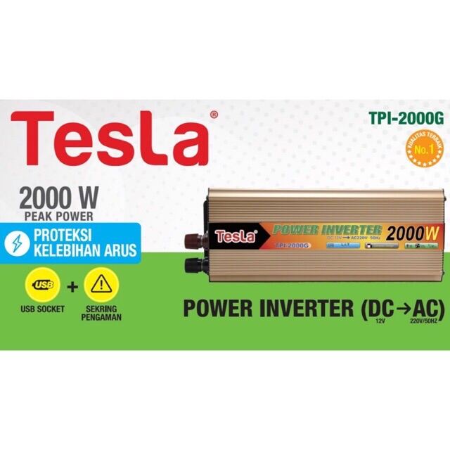 Jual Power Inverter Tesla DC to AC 2000W TPI2000G Shopee Indonesia