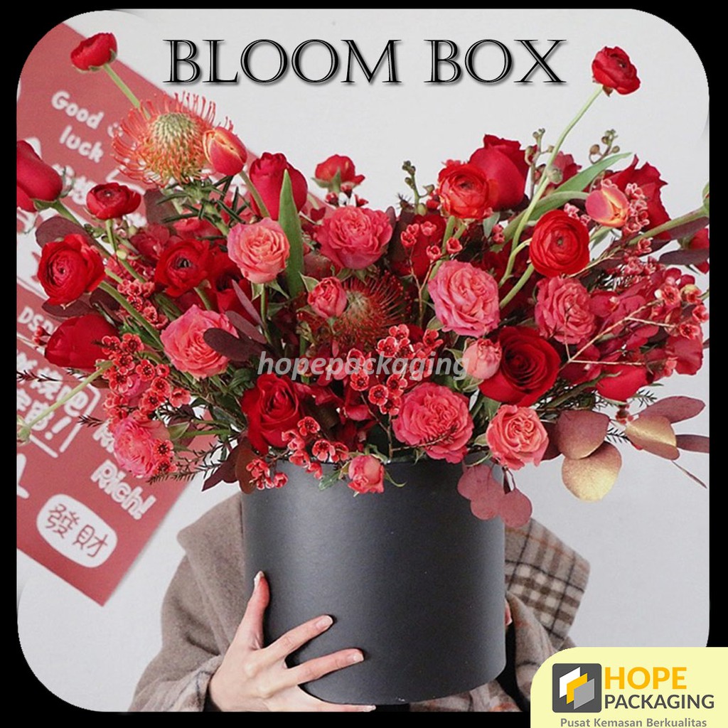 Jual Termurah Bloom Box Bulat Box Bunga Kotak Bunga / Flower Box