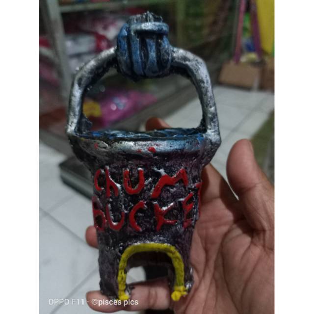 Jual Mainan Aquarium CHUM BUCKET sponge Bob series Shopee Indonesia