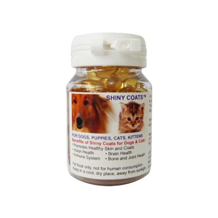 Jual Shiny Coats Cod Liver Oil 100 Softgels / Vitamin Anjing Kucing 100 Butir Shopee Indonesia